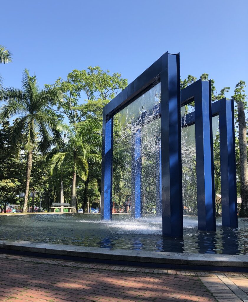 Fuente de agua en los Fundadores